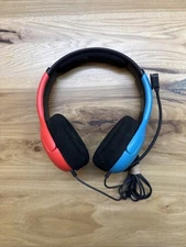 PDP Gaming Neon Blue/Red Over the Ear Wired Gaming Headset for Nintendo Switch