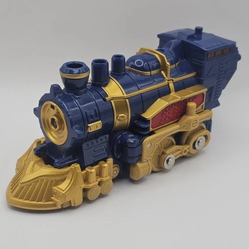 Power Rangers VTG Mystic Force Solar Streak Megazord Train Locomotive Works!