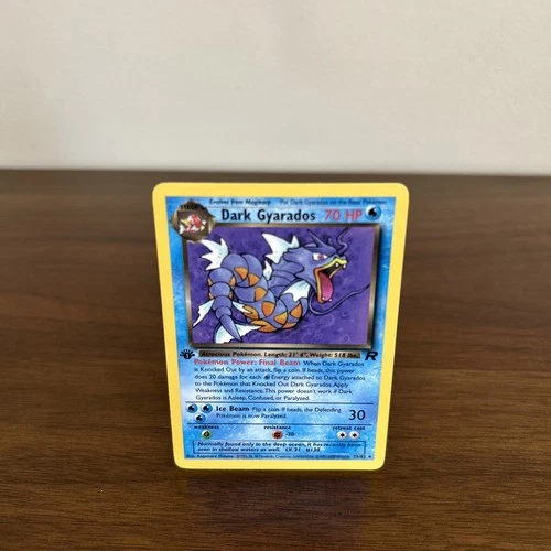Pokemon Dark Gyarados 1st Edition Non-Holo Card 25/82 1999