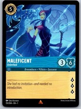 Maleficent - Uninvited 151/204 Rare The First Chapter Lorcana Near Mint