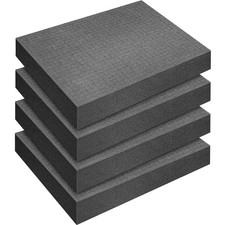 4 Pcs Pick and Pluck Foam- 16 x 12 x 2 Inch Pick Apart Foam Insert- Pluck Pre...