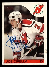 1985-86 O-Pee-Chee Joe Cirella #98 Autographed Signed Auto New Jersey Devils