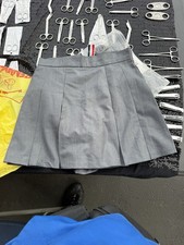 Thom Browne Womens Classic Short Fresh Sweet College Style Short Skirt