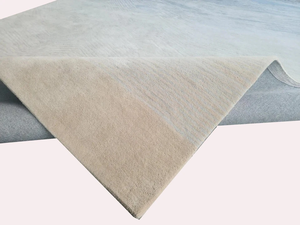 Modern HandTufted Blue 8x10 Monkey Design Rug For Kids Room Jungle Area Rus 9x12 - Image 3 of 4