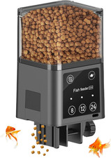 Mangiatoia Automatica Da 320 Ml per Acquario, Con 3 Modalità Di Alimentazione Te