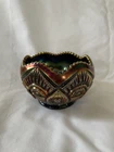 Fenton Carnival Glass Black Amethyst Bowl