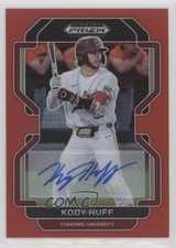 2022 Panini Prizm Draft Picks Red Prizm Auto 19/50 Kody Huff #PDP206 Auto 0c6