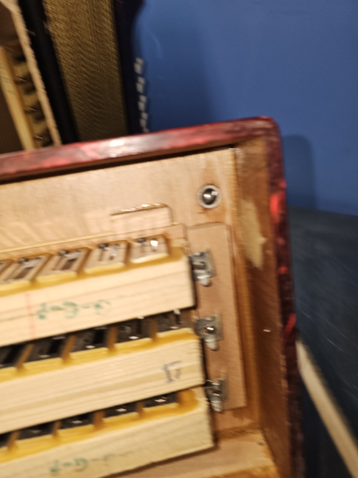 Used hohner Corona G/C/F ll diatonic made germany no case