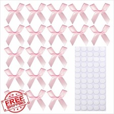 Hgzgch Pink Bows 60 Pcs
