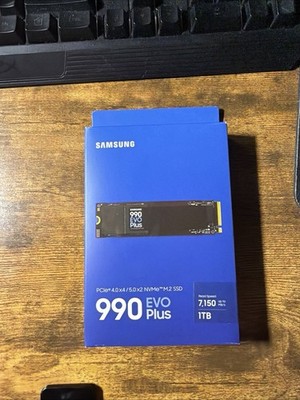 Samsung 1TB M.2 NVMe Gen4 PCIe SSD 990 EVO Plus Zero Hours  /  Zero Wear
