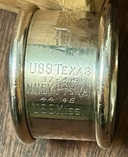 Antique Towle Sterling Silver Napkin Ring 54 grams USN ServiceHallmark Monogram