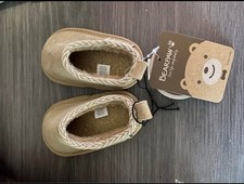 Bear Paw Baby Suede Shoes Size 0-6 Mo Tan New with Tags