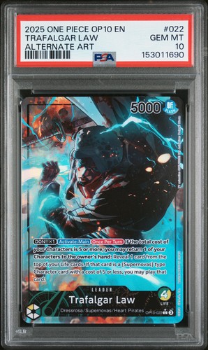 Trafalgar Law (Parallel) graded PSA 10 for sale on eBay