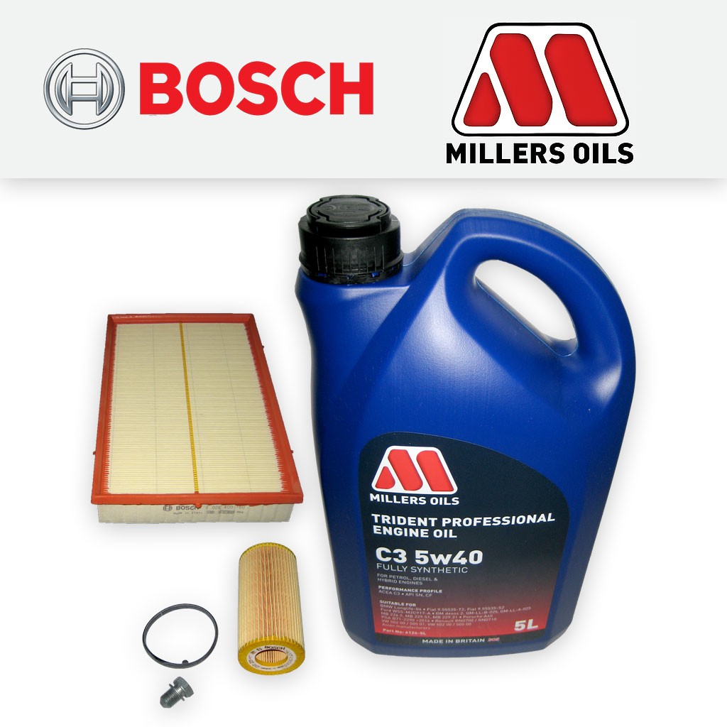 SERVICE KIT for AUDI TT (8J) TTS QUATTRO OIL AIR FILTERS +5w40 OIL (2008-2014)