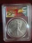 2022 $1 ASE American Silver Eagle PCGS MS70 1st Strike 1 of 500 Sign Hard To Get