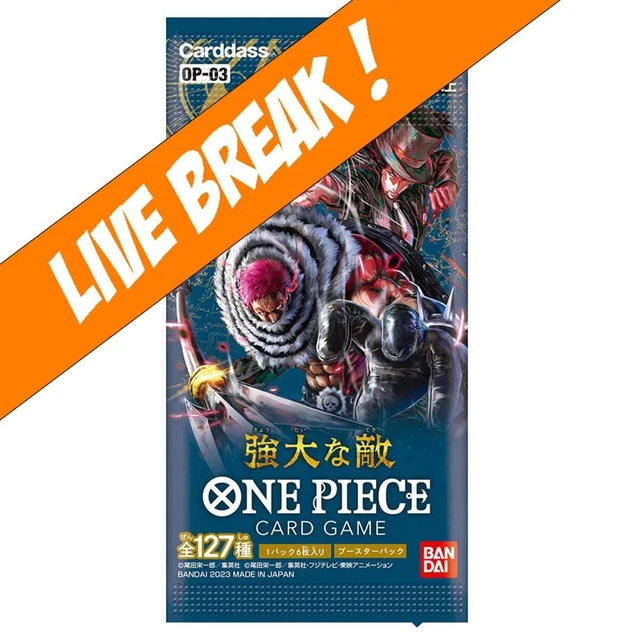 [ Live Break ] One Piece Card Game - Pillars of Strength OP-03 Booster Pack (Jap
