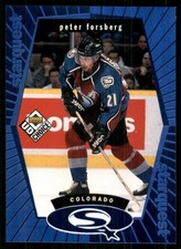 1998-99 UD Choice StarQuest Blue #SQ20 Peter Forsberg Colorado Avalanche TW3232