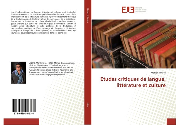 Marilena Milcu | Etudes Critiques De Langue, LittéRature Et Culture | Buch-image