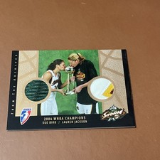 2005 Rittenhouse WNBA Sue Bird/Lauren Jackson Dual Jersey Relic