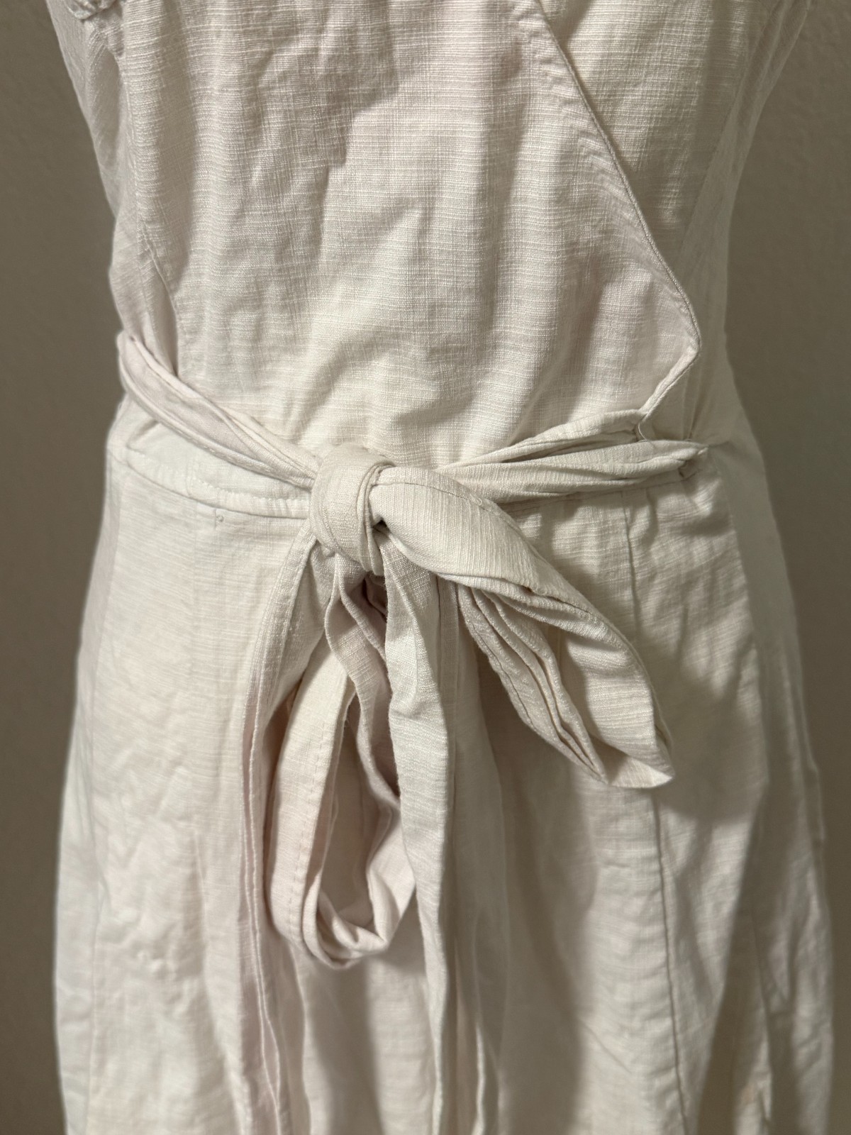 Zara Basic Cotton Short Sleeve Collared Wrap Dres… - image 6