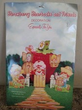Rare Vintage Strawberry Shortcake Honey Comb Party Decoration House NEW Friends