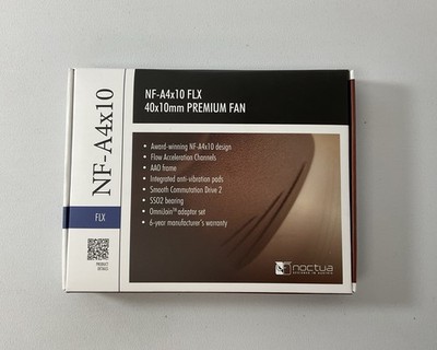 Noctua NF-A4x10 FLX, Premium Quiet Fan, 3-Pin (40x10mm, Brown) - NEW