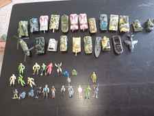 Micro Machines Military Lot Tanks Planes Troops Lot Huge Vintage