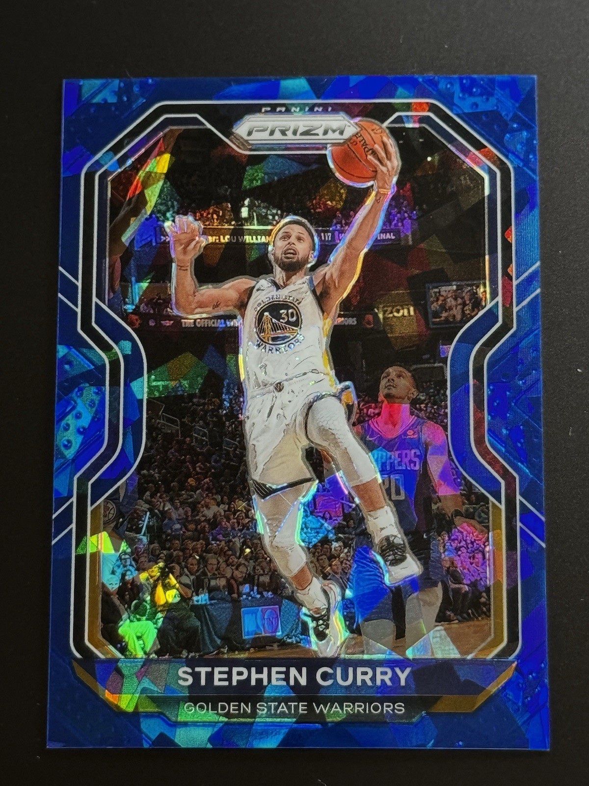 2020-21 Panini Prizm Stephen Curry #159 Blue Ice Prizm /125 Mint MVP SP