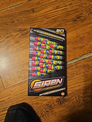 NSI Siren Ultra Long Range Blasters Performance Darts 20 Count