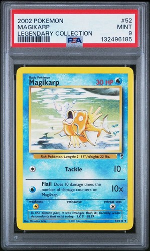 Magikarp graded PSA 9 for sale on eBay