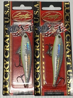 Jerkbaits by Lucky Craft, Lot of 2, Pointer 78 SP, 3/8 oz., New