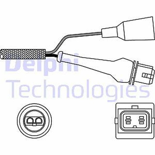 Delphi ES11000-12B1 Lambdasonde FüR Alpine, Audi, Chrysler, Dodge, Peugeot-image