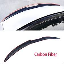 Carbon Fiber Car Rear Trunk Spoiler Lip Roof Tail Wing Car Sedan Universal Usa