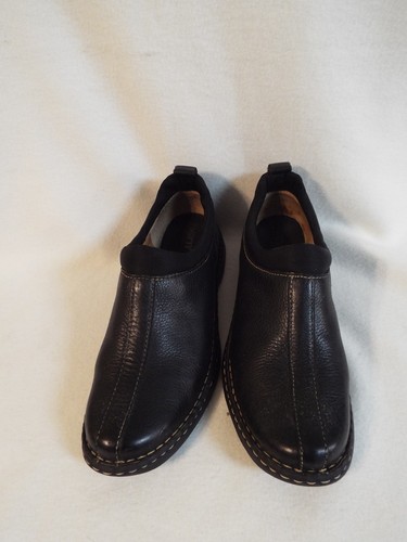 Boc Born Damenschuhe 9 M schwarz Leder Slipper Freizeit - Bild 2 von 5