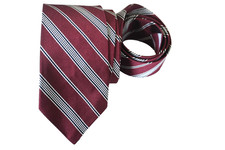 BROOKS BROTHERS RED FLEECE MEN'S TIE RED/STRIPED WIDTH: 2.5/8" LENGTH: 58"