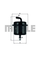 KNECHT Kraftstofffilter KL 136 Leitungsfilter für BALENO SUZUKI 75,0mm EG SY413