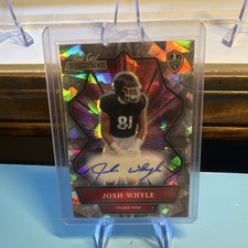 Wild Card 2021 Alumination NIL Josh Whyle Rookie Autograph #ANBC-44 /99. rookie card picture