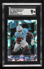 2021 Chronicles Draft Picks Cracked Ice 11/11 Javonte Williams SGC 9 MINT 13u1