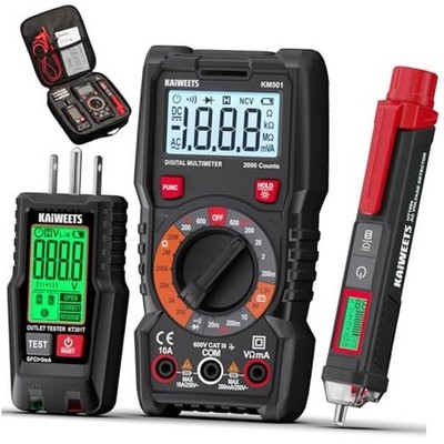  Electrical Test Kit KIT01, Digital Multimeter, Smart Non-Contact Voltage 