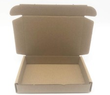 100 Pack Shipping Boxes 6 x 4 x 1 Inch, Corrugated Packaging