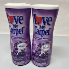 LOVE MY CARPET 2-in-1 Carpet  Room Deodorizer Lavender Dreams 2-PACK 