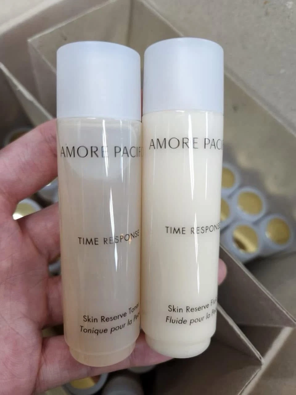 AMORE PACIFIC TIME RESPONSE SKIN RESERVE TONER & RESEVE FLUID 30ml X 2pcs