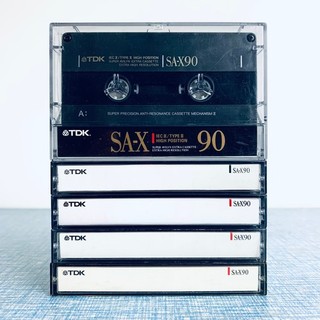 5 x TDK SA X 90 (1990) · Type II · Kassette