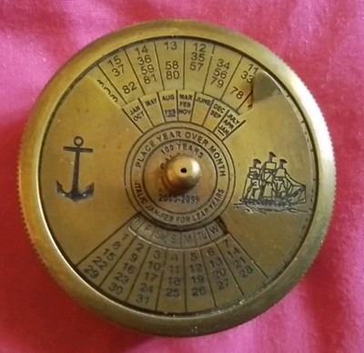 Messing Kompass 100 Jahre Kalender Kompass Maritim Kompass Set 