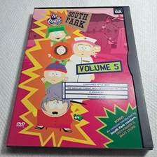 South Park Volume 5 DVD 1999 Cartman Comedy Central Trey Parker Matt Stone