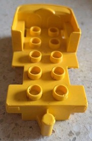 LEGO DUPLO - YELLOW BODY TRUCK - DELUXE TRAIN 10508 - VINTAGE