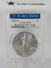 2023-W PCGS SP70 Burnished Silver Eagle Early Issue