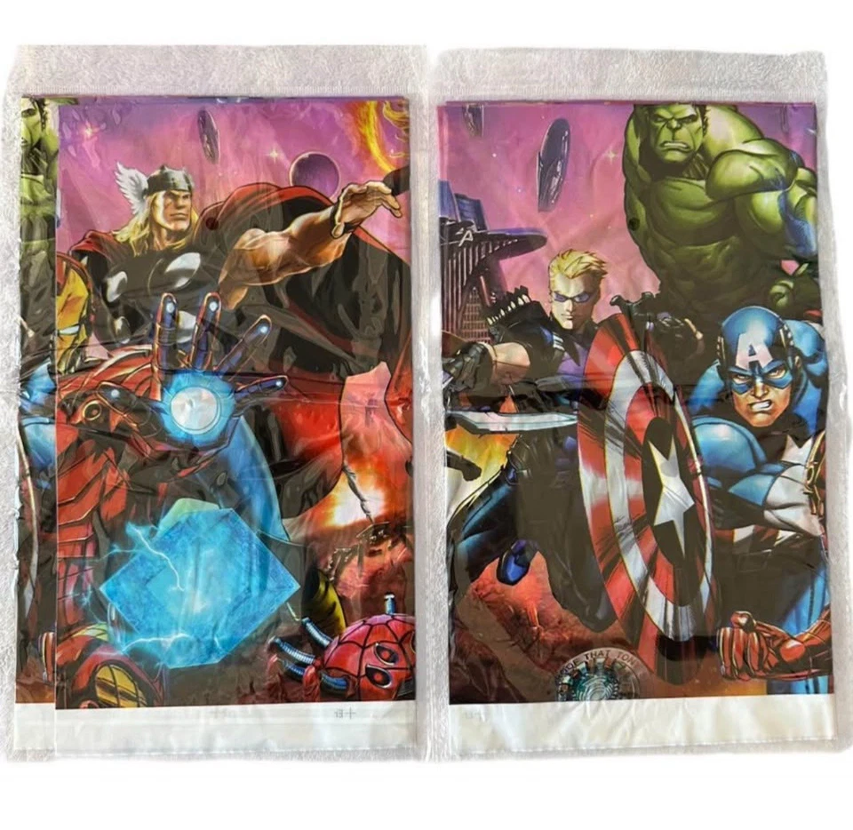 Paquete de decoraciones de fiesta Marvel Avengers - Platos, tazas, servilletas, manteles - Foto 3 de 4