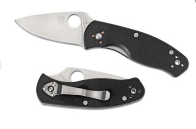 Spyderco Persistence Black G-10 (C136GP) Every Day Carry Pocket Knife