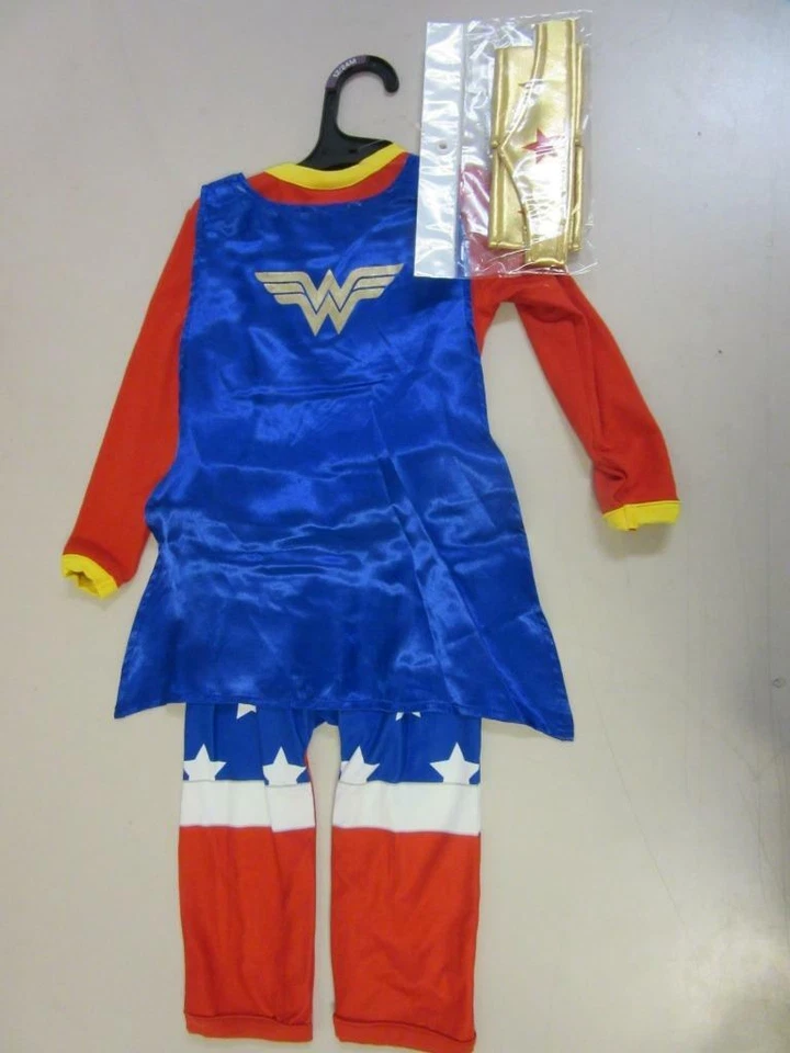 Disfraz de Halloween Mujer Maravilla Bebé con Capa Talla 12-24 Meses Foto 3 de 3